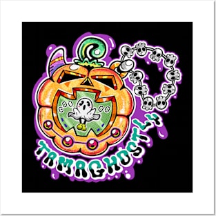 Halloween - Spooky pet - tamaghostly Posters and Art